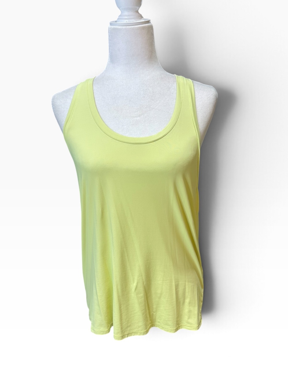 ALO Yoga Neon Lemon Scoop Neck Tank